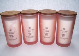 Chesapeake Bay Stillness &amp; Purity Rose Water Scented Candle 12.5 oz - Lot of 4 - £46.24 GBP