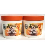 Garnier Fructis Damage Repairing Papaya Hair Treat 3 In 1 Hair Mask 3.4 ... - £9.59 GBP