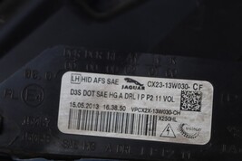 12-15 Jaguar XF XFR XFR-S Headlight Lamp Xenon HID AFS Driver Left LH POLISHED image 8