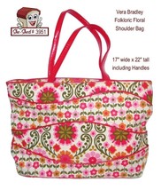 Vera Bradley Folkloric Floral Shoulder Bag (used) - £19.77 GBP