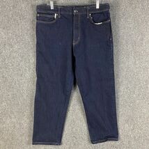 Lands&#39; End Square Rigger Jeans Men&#39;s 38x27 Denim Stretch Traditional Fit - $347.10 MXN