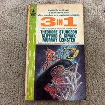 Three in One Science Fiction Paperback Book by Leo Margulies Pyramid 1963 - £9.74 GBP