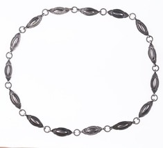 1940&#39;s Navajo heavy stamped silver necklace - £549.31 GBP
