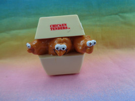 Vintage 1989 Burger King Chicken Nuggets Rolling Racer Toy - as is - Dam... - £1.52 GBP