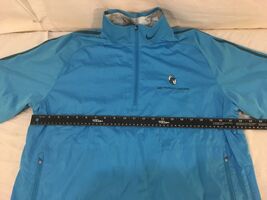 Nike Golf Light Blue Polyester Quarter Zipper Pull Over Windbreaker Shir... - $13.38