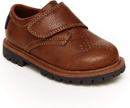 Carter's ~ Toddler Size 4M ~ Brown ~ Paul ~ Side Strap Closure ~ Oxford Shoes - £17.58 GBP