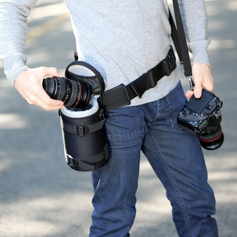 Sporting JJC Camera Lens Case Holder Storage Pouch Waterproof Bag for A A5000 a6 - £35.28 GBP