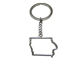 Kiola Designs Iowa State Map Outline Keychain - $34.99