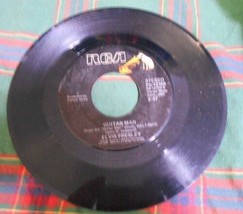 45 RPM: Elvis Presley &quot;Faded Love&quot;, &quot;Guitar Man&quot;; 1981 Vintage Music Record LP - £3.08 GBP