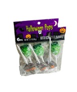 Halloween Pops 6ct 3.17oz/90gm Witches Hat/Frankenstein Lollipop Suckers - $8.79