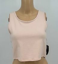 Material Girl Juniors Cropped Grommet-Trimmed Tank Top, Peach Size Large - £15.66 GBP