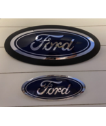 2 Ford Oval Ford Emblems OEM #E8DB-8C020-AA &amp; AB - £43.72 GBP
