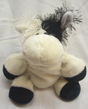 Ganz Webkinz FUZZY BLACK &amp; WHITE COW 8&quot; Plush Stuffed Animal Toy - $14.85