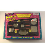 TYCO Kitchen Littles Deluxe Cookware Set 2024 Doll Metal Pots Pans 10 Pi... - £33.72 GBP