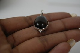 925 Sterling Silver Black Onyx Gemstone Handmade Pendant Necklace Women PSV-1589 - £24.60 GBP+