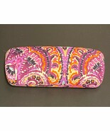 Vera Bradley Clamshell Hard Case Glasses Eyeglass Holder Purple Dream Ta... - $27.07 CAD