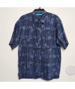 Tori Richard Mens Large Short Sleeve Floral Hawaiian Button Up Cotton La... - £21.89 GBP