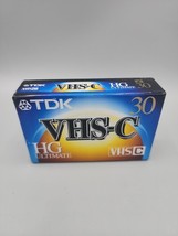 TDK VHS-C HG Ultimate 30 Camcorder Cassette Blank Video Tape, Quantity 1... - $4.06