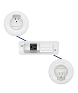 Legrand Wiremold WMC801 In Wall TV Power and Soundbar Grommet Kit, Cable... - $37.39