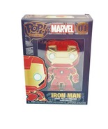 Funko Pop! Pin Marvel Iron Man #01 Enamel Pin XL Metallic Red &amp; Gold NEW - £19.34 GBP