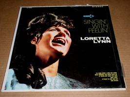 Loretta Lynn Singin&#39; With Feelin&#39; Record Album Vinyl Vintage Decca Label Stereo - £27.90 GBP