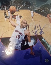 Vince Carter Hand Signed Autograph Toronto Raptors 8X10 Photo With Coa - £95.64 GBP