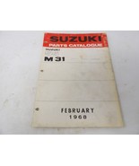 1968 Suzuki M31, 55 Parts Catalog. - $25.74