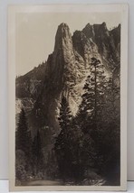 Yosemite Valley RPPC Rocks 1915  to Waterbury Conn Postcard B15 - £10.20 GBP