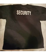 NEW WITHOUT TAGS MILITARY STYLE BLACK UNISEX 3XL SECURITY T-SHIRT XXXL - €16,44 EUR