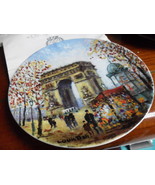 Louis Dali &quot;L&#39;Arc de Triomphe&quot; collector plate, new in box[am2] - £42.82 GBP