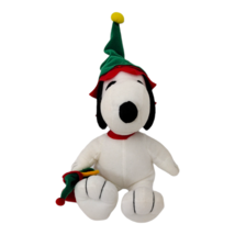 Peanuts Snoopy &amp; Woodstock Christmas Plush 7&quot; Whitman&#39;s Stuffed Toy - £9.48 GBP