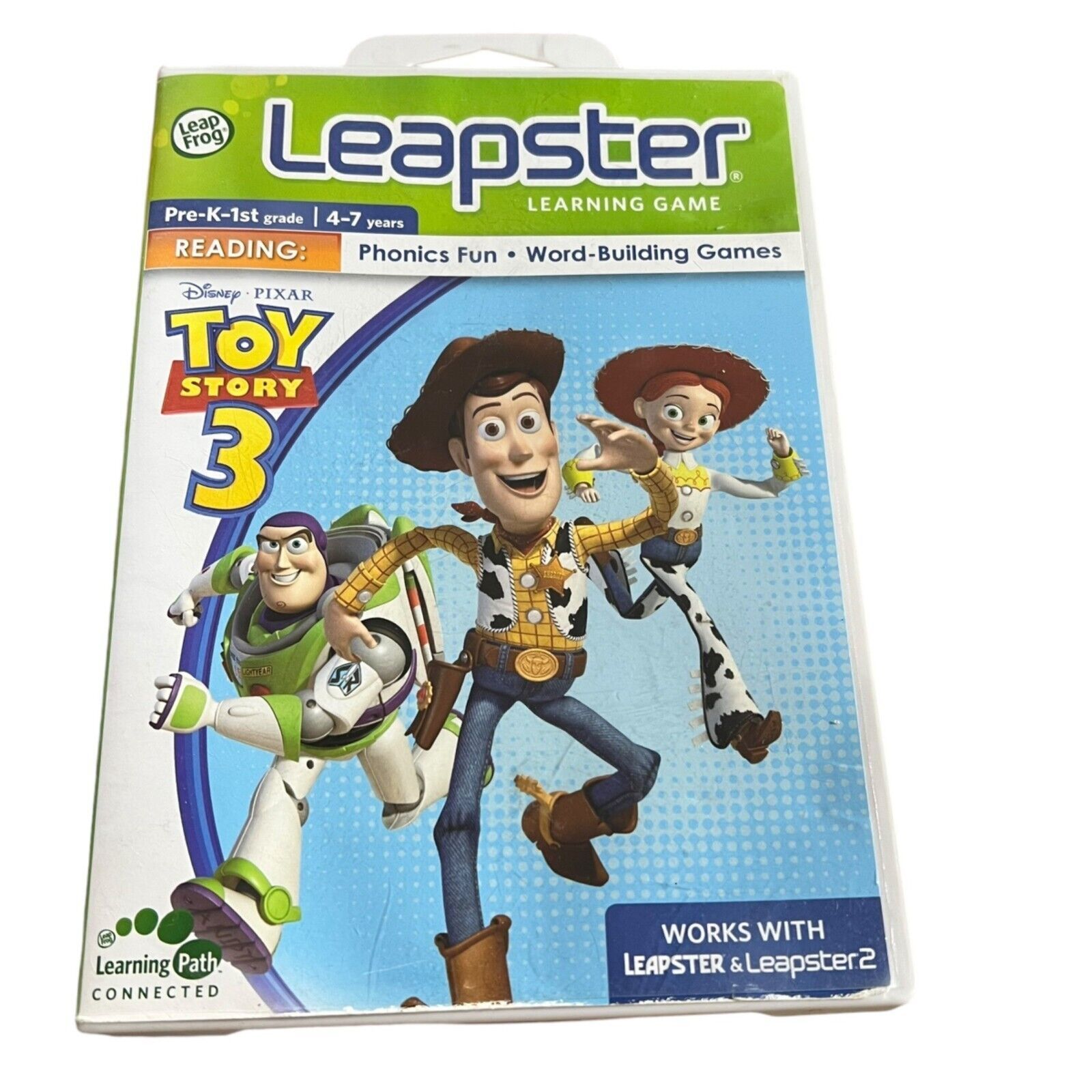 LeapFrog Leapster Toy Story 3 Learning Game 1st Grade Phonics Word Building - $4.80