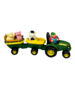 John Deere Animal Sounds Tractor Hayride with Animals Tested and Working - £11.51 GBP