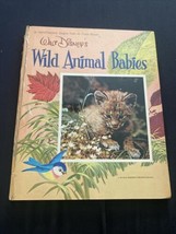 Walt Disney&#39;s Wild Animal Babies A Whitman Giant Tell-A-Tale Book Hardco... - £4.92 GBP