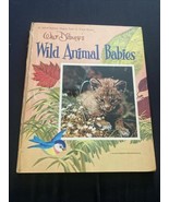 Walt Disney&#39;s Wild Animal Babies A Whitman Giant Tell-A-Tale Book Hardco... - £4.98 GBP