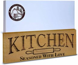 Kitchen Signs Rustic Farmhouse Kitchen Wall Decor (Rustic Brown 5.5x15.5) - £14.80 GBP