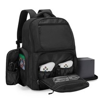 Trunab Travel Backpack Compatible With Xbox Series X Carrying Case Game, Black - $77.99