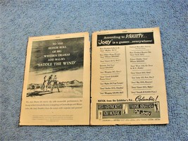 Saddle the Wind &amp; Pal Joey ( 2) Pages Movie Ads from Variety 1957 Newspa... - £18.13 GBP