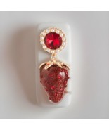 Betsey Johnson Red Strawberry Crystal Drop Earrings - $29.95