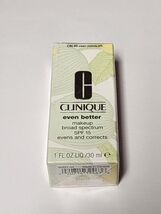 Clinique CN 40 Cream Chamois Even Better Makeup Foundation SPF 15 Sealed - $22.72