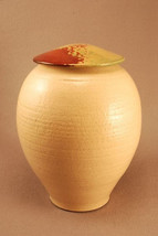 RAKU Unique Ceramic Individual Adult Funeral Cremation Urn #A0010 - £321.47 GBP