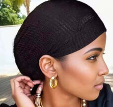 2 pack Black Muslim hat/ Bonnet - Stylish and Comfortable Headwear for E... - $11.99