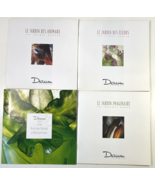 4 Daum France Glass Crystal Catalog Books Floral Animal Imaginary Garden... - $39.59
