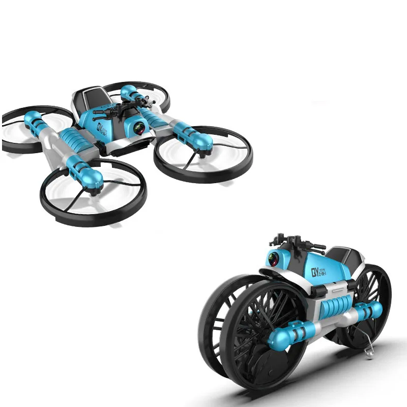 New 2 In1 Foldable RC Drone Motorcycle HD Camera Hand Gesture Helicopter - £50.15 GBP+