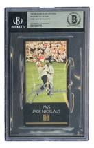 Jack Nicklaus Signed 1997-98 PGA Grand Slam Ventures #1965 Trading Card BAS - £228.89 GBP