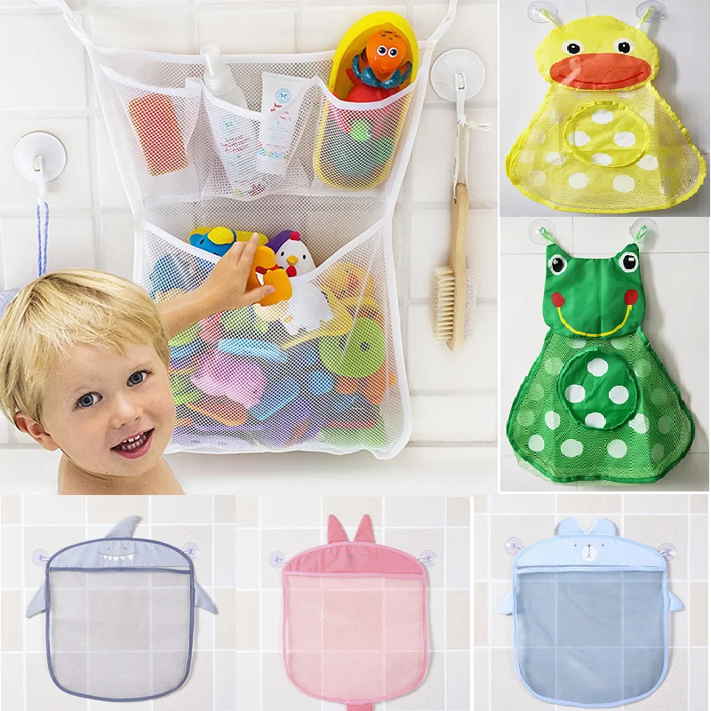 Baby Bathroom Mesh Bag for Bath Toys Bag Kids Basket for Toys Net Cartoon Animal - £7.96 GBP+