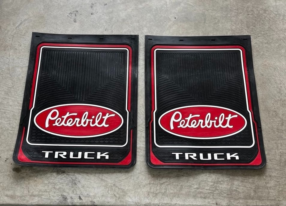 fits Peterbilt Semi Truck Mud Flaps Guards Flaps 26"W X 30"H Set  (2) Item image 2