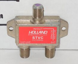 Holland Electronics MODEL STVC 5-2150 MHz 28VDC 1A MAX 2-WAY Splitter - $9.85