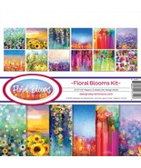 Reminisce Collection Kit 12&quot;X12&quot; Floral Blooms - $72.42