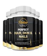 5 Bottles Perfect Hair, Skin &amp; Nails by My Stellar Lifestyle - 60 Capsules - €119,01 EUR